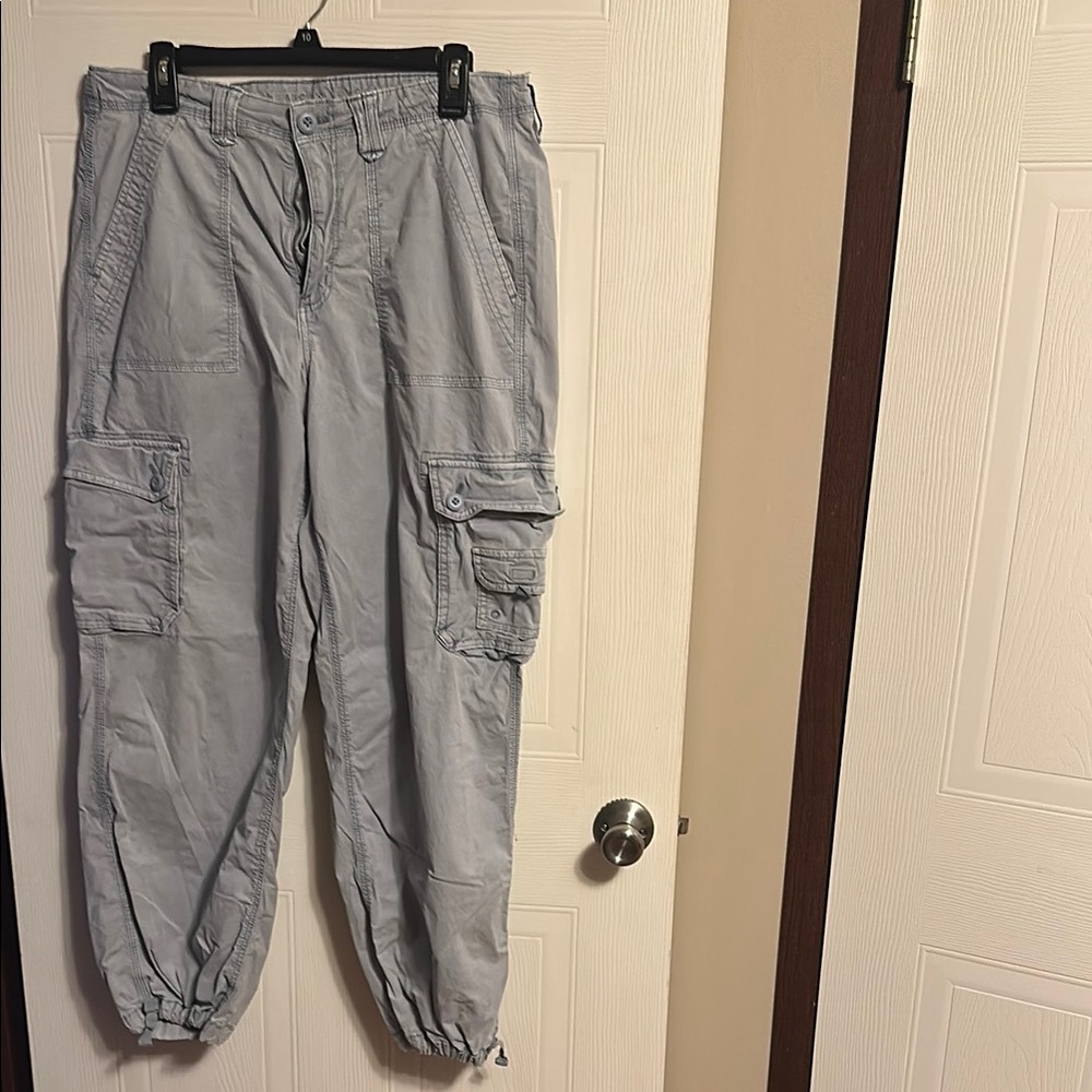 Gray Cargo Pants
